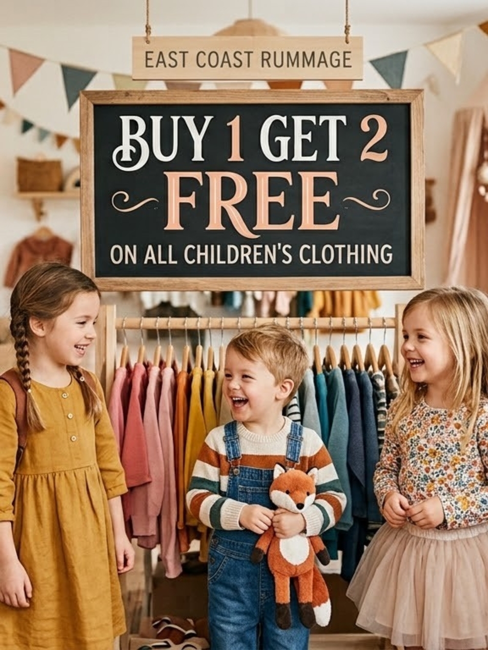 BUY 1, GET 2 FREE!